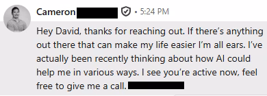 Client response screenshot 19