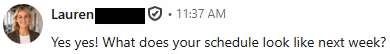 Client response screenshot 9